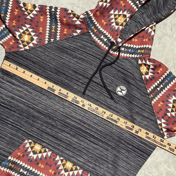 Hooey Sweater Men Large Hoodie Southwest Aztec Native Western - Picture 3 of 11